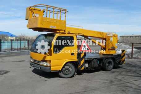 ISUZU Автовышка от 15 метров до 24 метров.