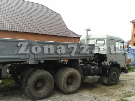 КАМАЗ тягач с прицепом