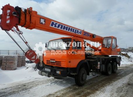 КЛИНЦЫ 25 тонн 28 метров стрела