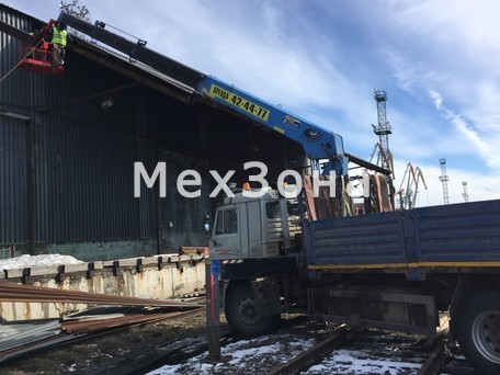 КАМАЗ Бортовая на базе КамАЗ 65117 с КМУ