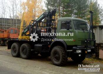 ...добавить производителя... Камаз-43114 с КМУ 6х6