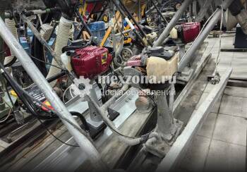 - Виброрейка с лезвием от 2 до 3.5 метров