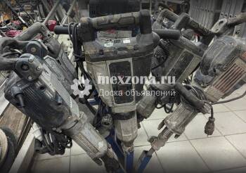 - Отбойные молотки типов HEX, SDS-MAX
